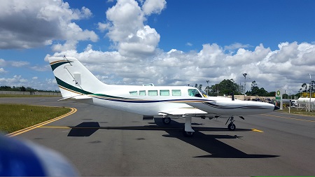 AirSXM's newest fleet addition: Cessna 402B